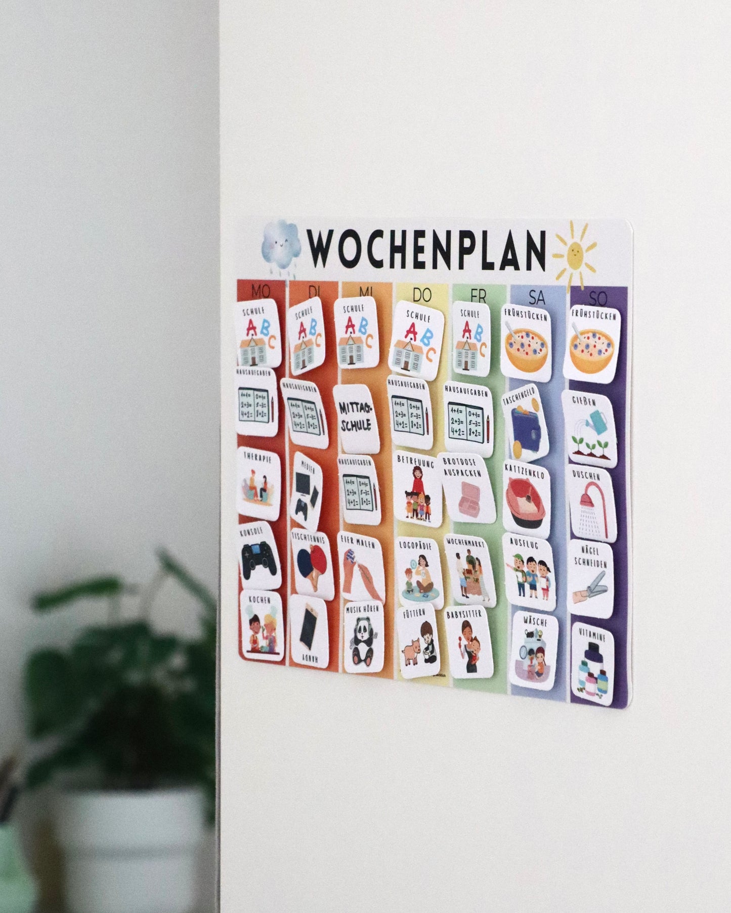 Wochenplaner - Mehr Überblick im Alltag