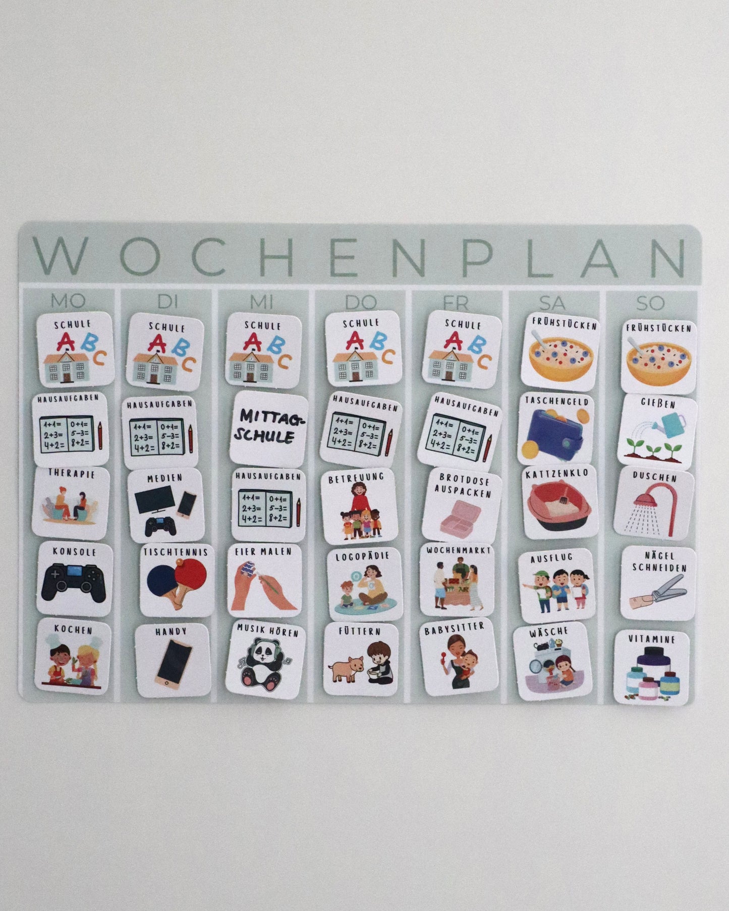 Wochenplaner - Mehr Überblick im Alltag