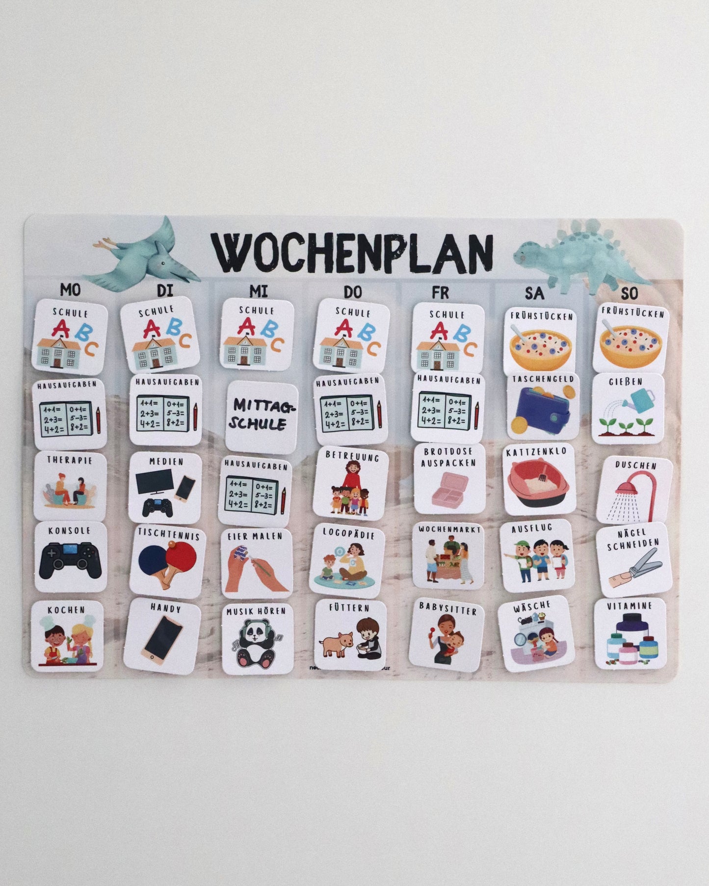 Wochenplaner - Mehr Überblick im Alltag