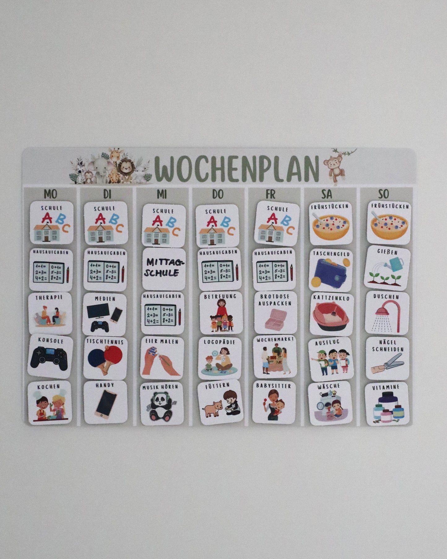 Wochenplaner - Mehr Überblick im Alltag
