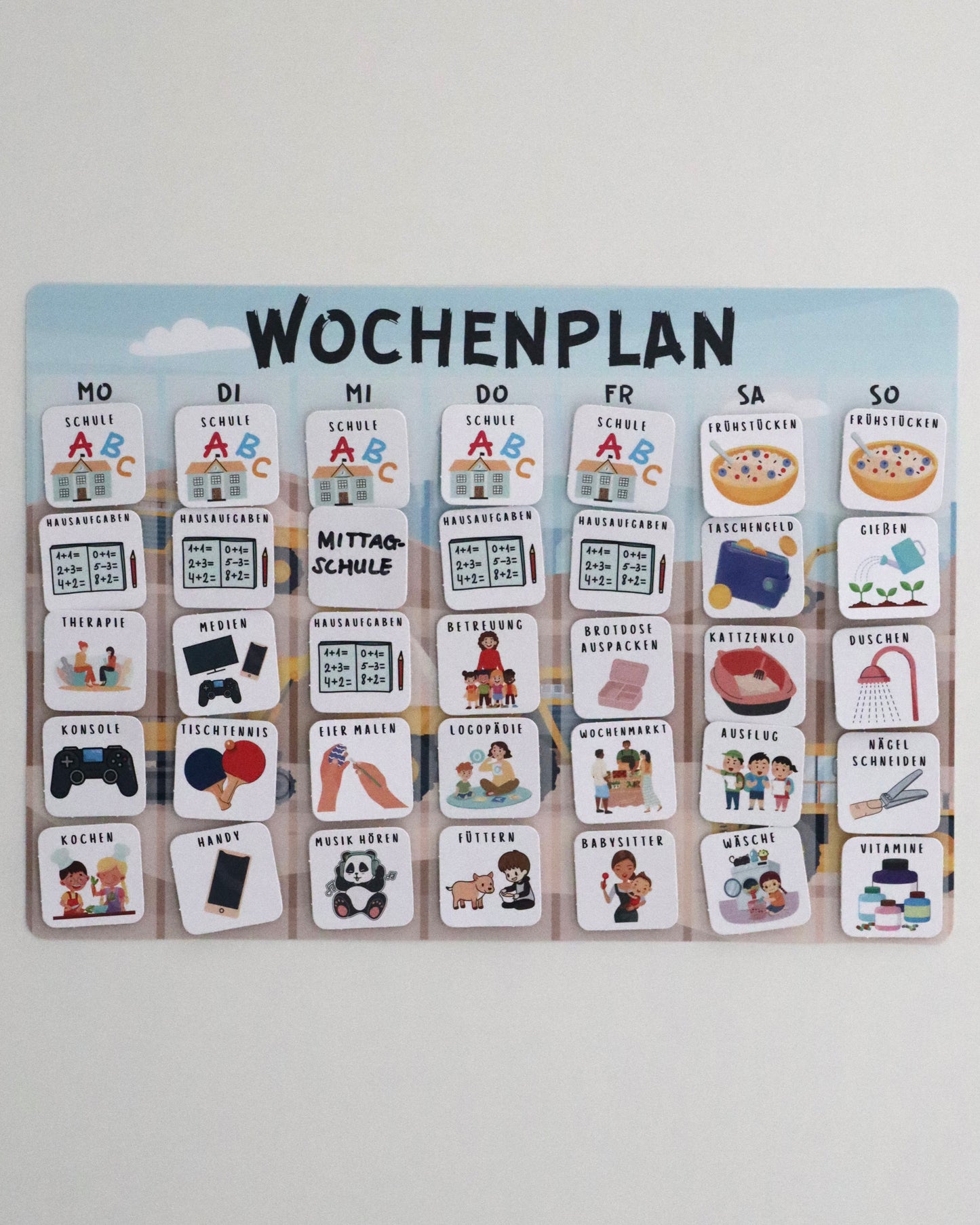 Wochenplaner - Mehr Überblick im Alltag