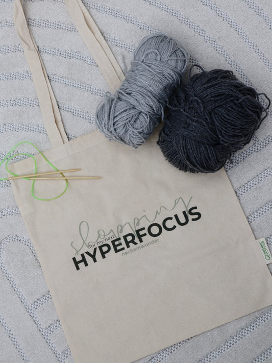 Stofftasche Hyperfokus - Damit der Hyperfokus-Einkauf Spaß macht