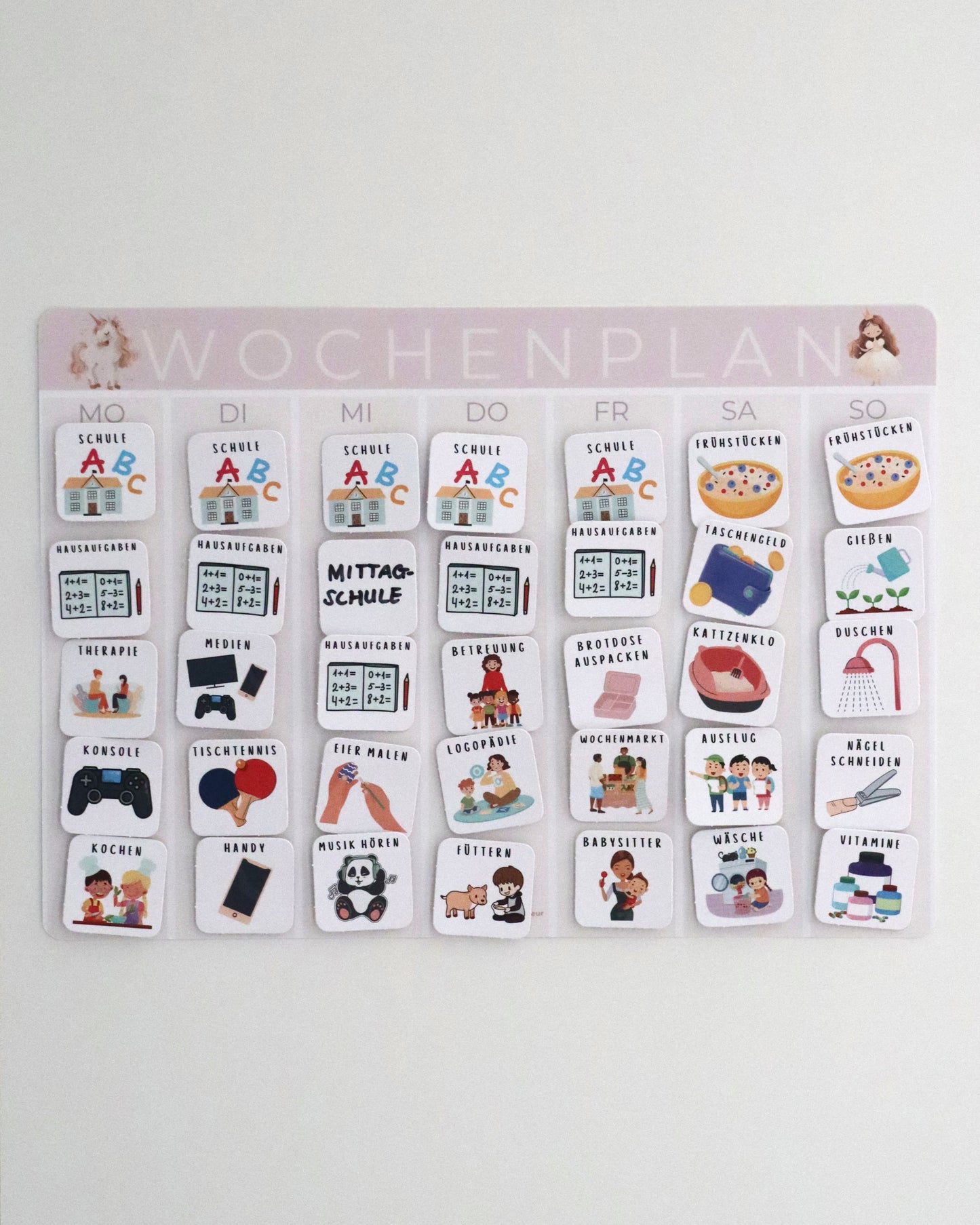 Wochenplaner - Mehr Überblick im Alltag