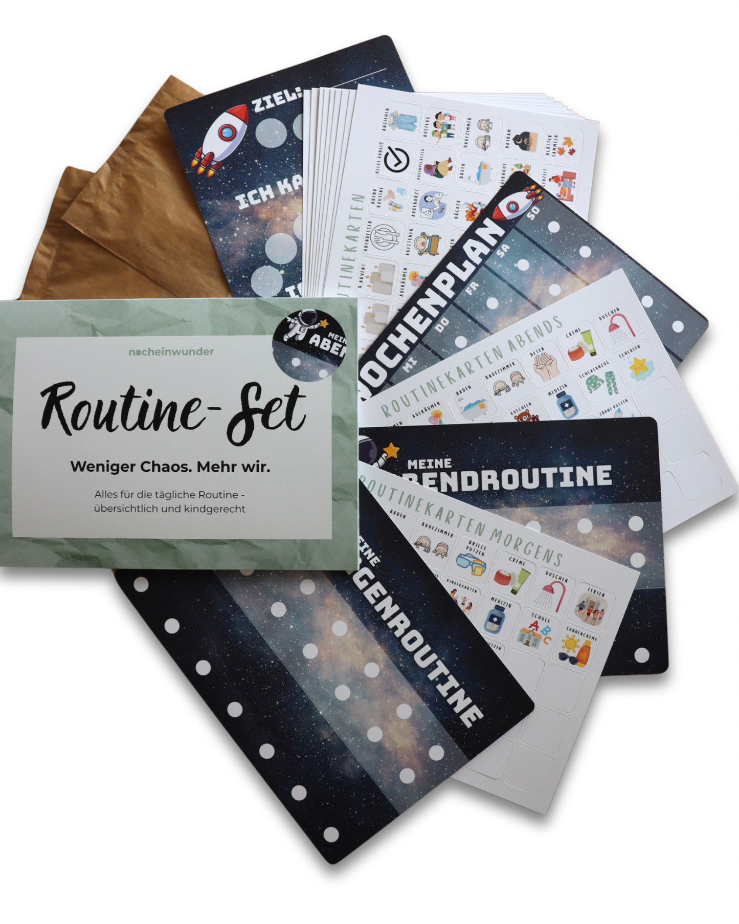 Routine-Set - Weniger Chaos. Mehr wir.