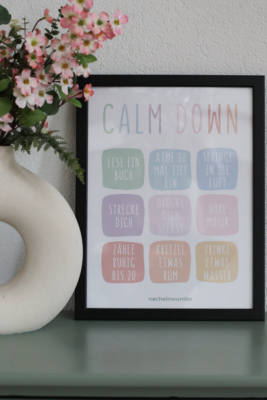 Poster Calm Down - Wenn alles zu viel wird