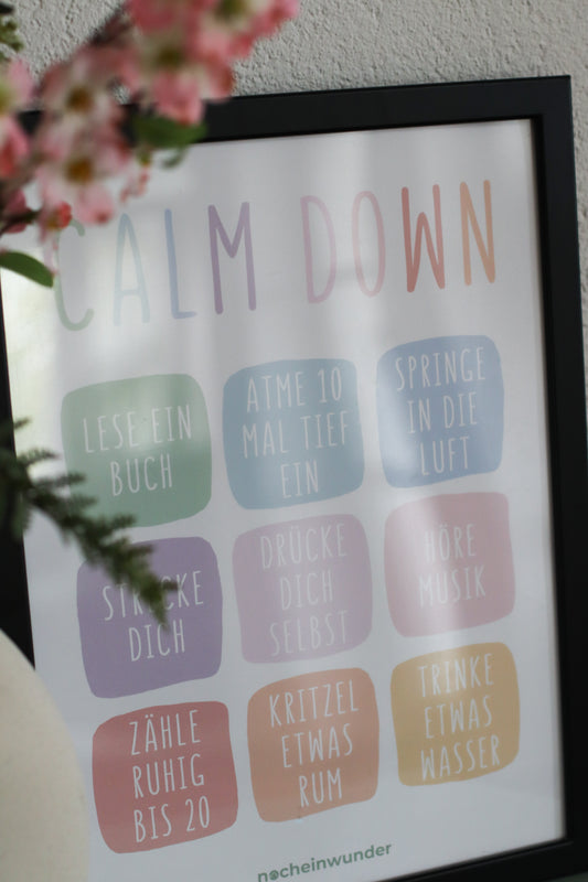 Poster Calm Down - Wenn alles zu viel wird