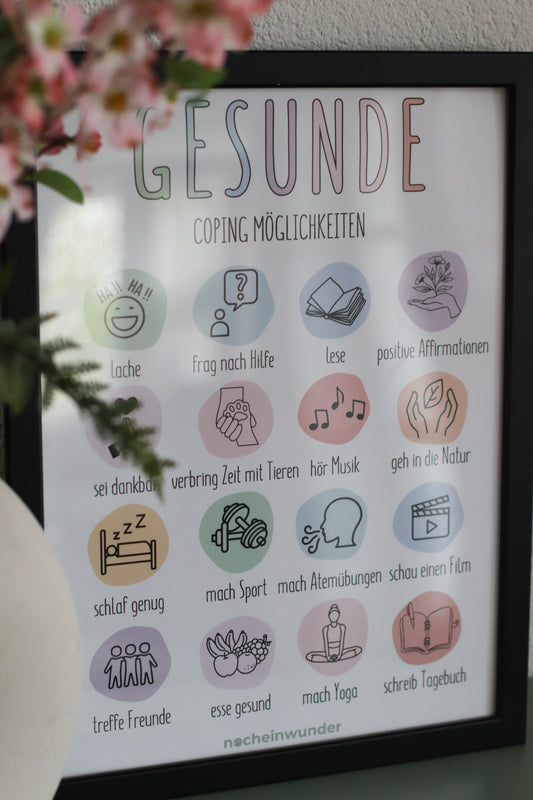 Poster Coping - Strategien, die wirklich helfen