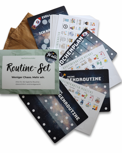 Routine-Set - Weniger Chaos. Mehr wir.